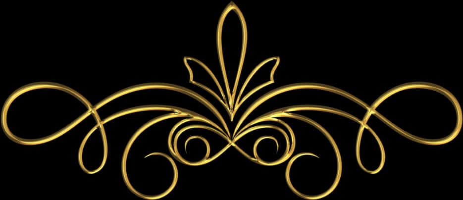 Golden Arabesque Design