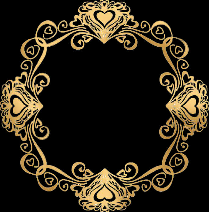 Golden Arabesque Frame Design