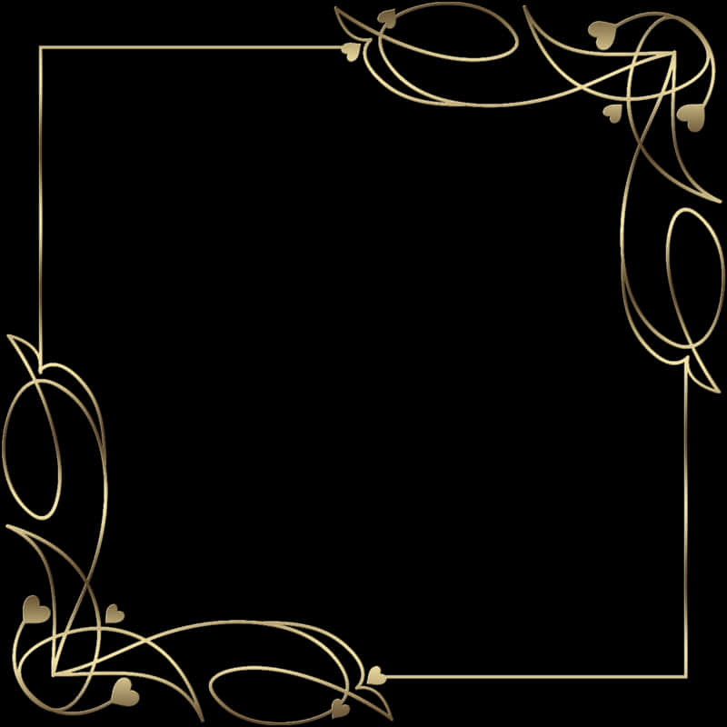 Golden Arabesque Frame Design
