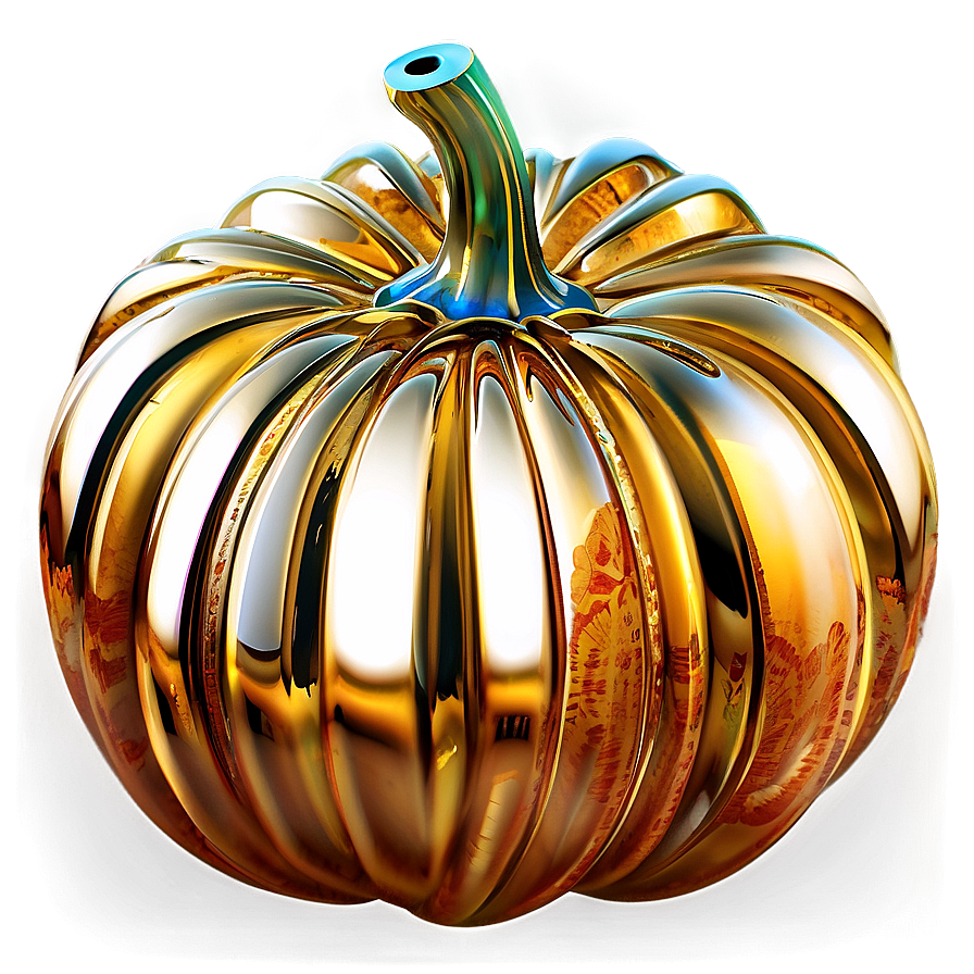 Golden Autumn Pumpkin Png 05242024