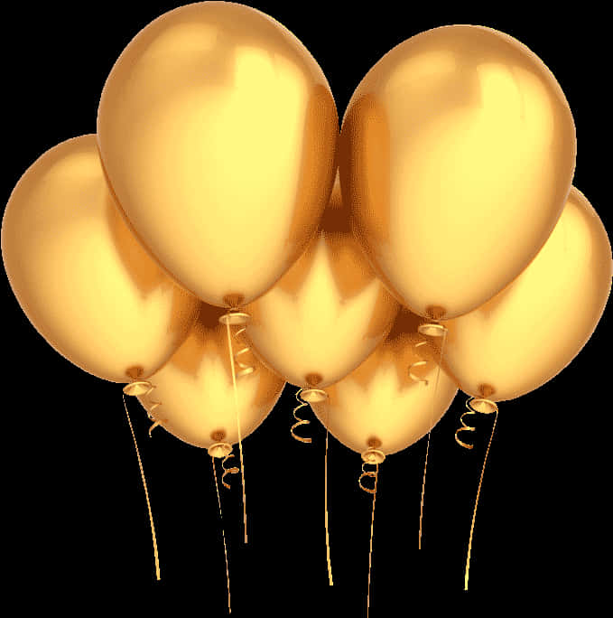 Golden Balloons Celebration