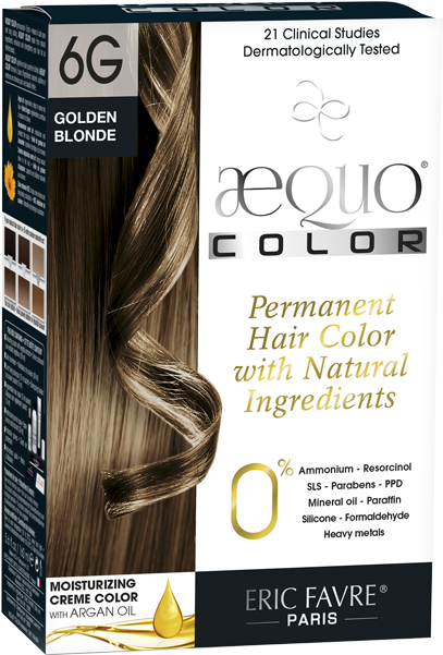 Golden Blonde Hair Color Product Packaging