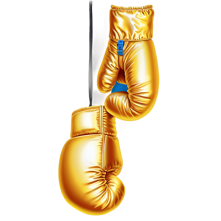 Golden Boxing Gloves Png Jtv49