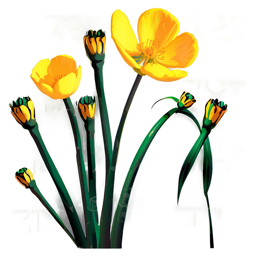 Golden Buttercup Png 56