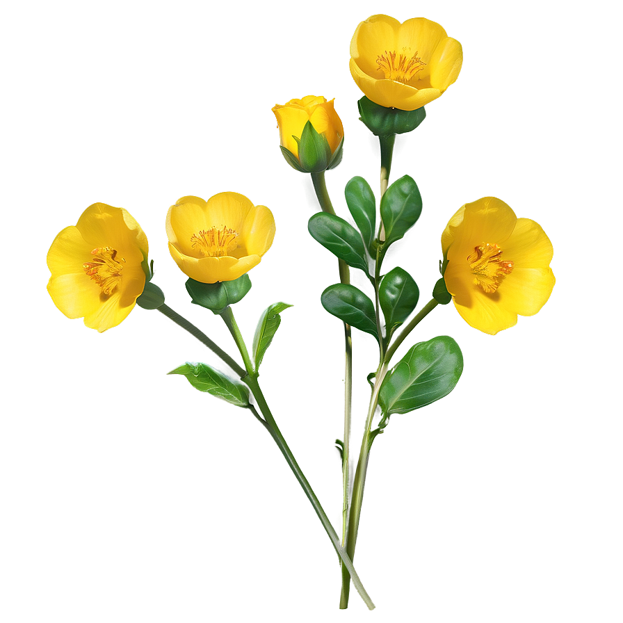 Golden Buttercup Png Roy