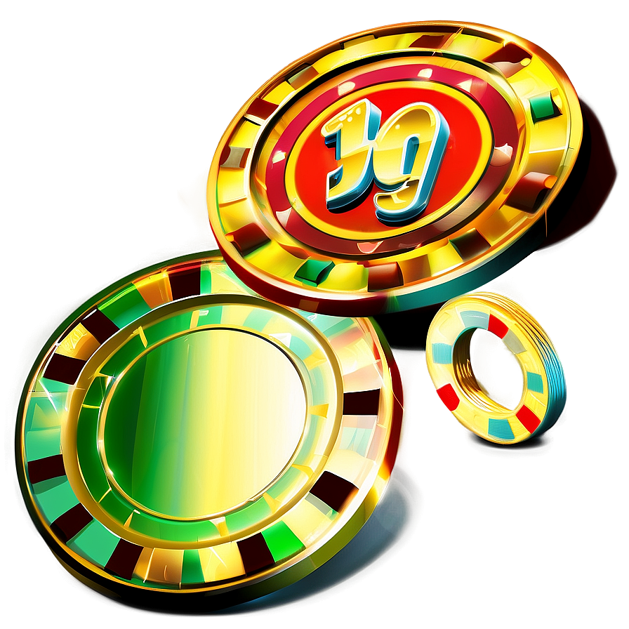 Golden Casino Chips Png Nif