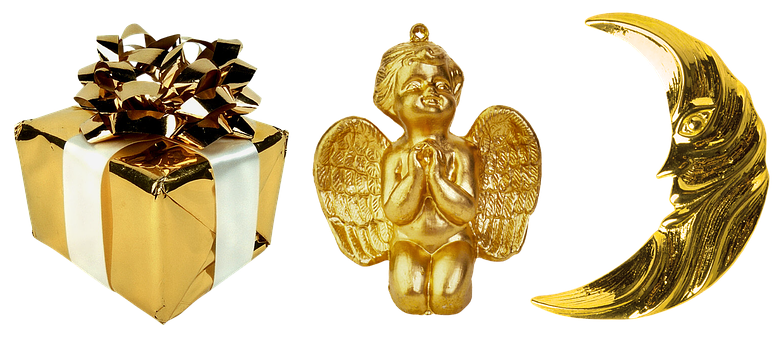 Golden Christmas Decorations