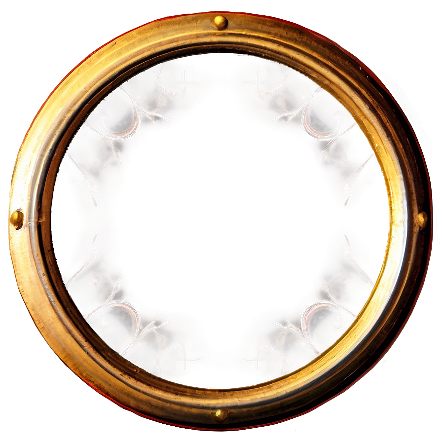 Golden Circle Frame Png Qhb