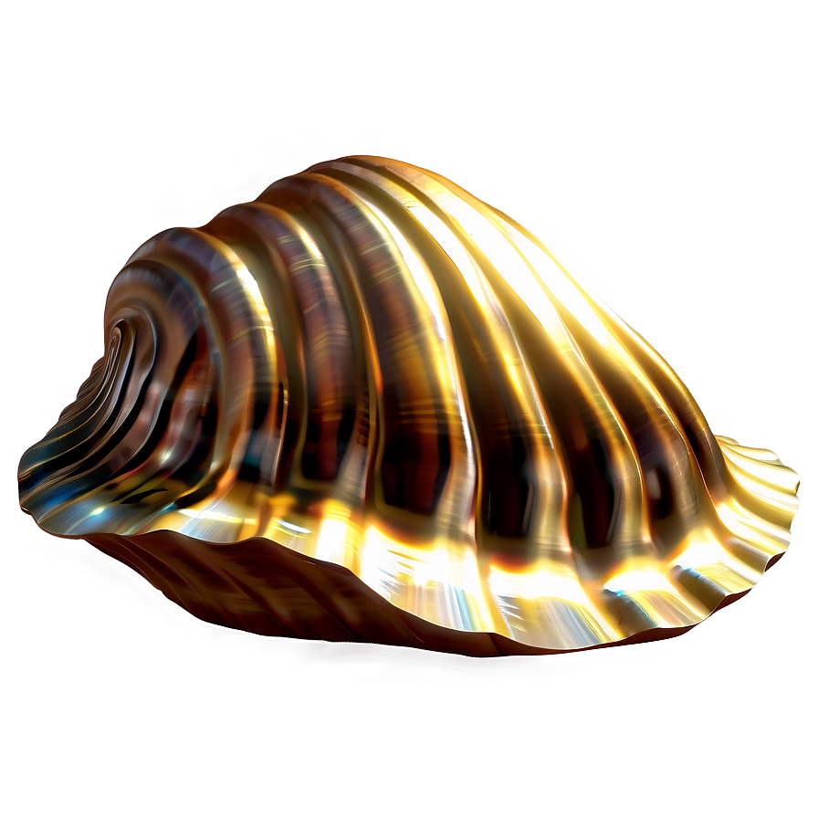 Golden Clam Treasure Png 05242024