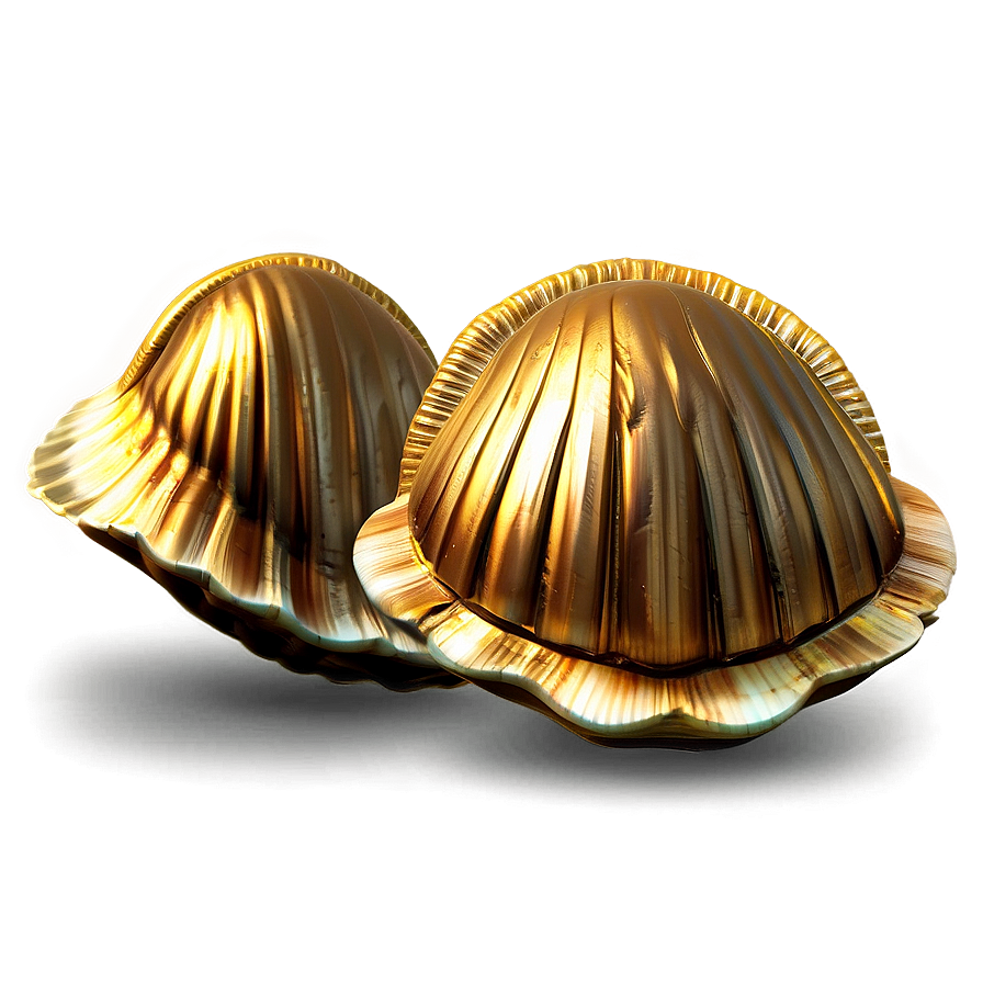 Golden Clam Treasure Png Cxd61