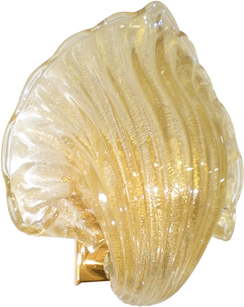 Golden Conch Door Knob