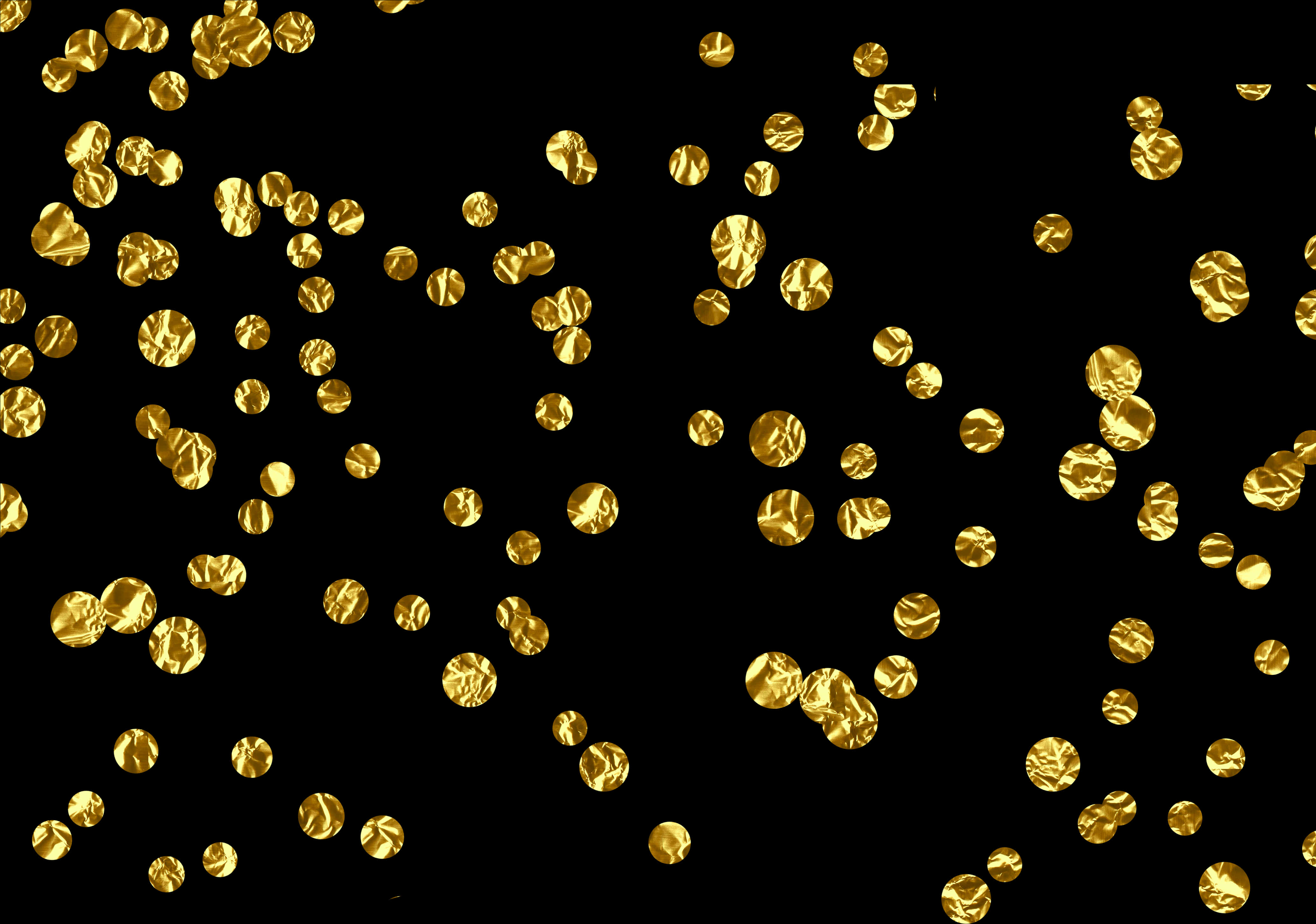 Golden Confetti Celebration Background