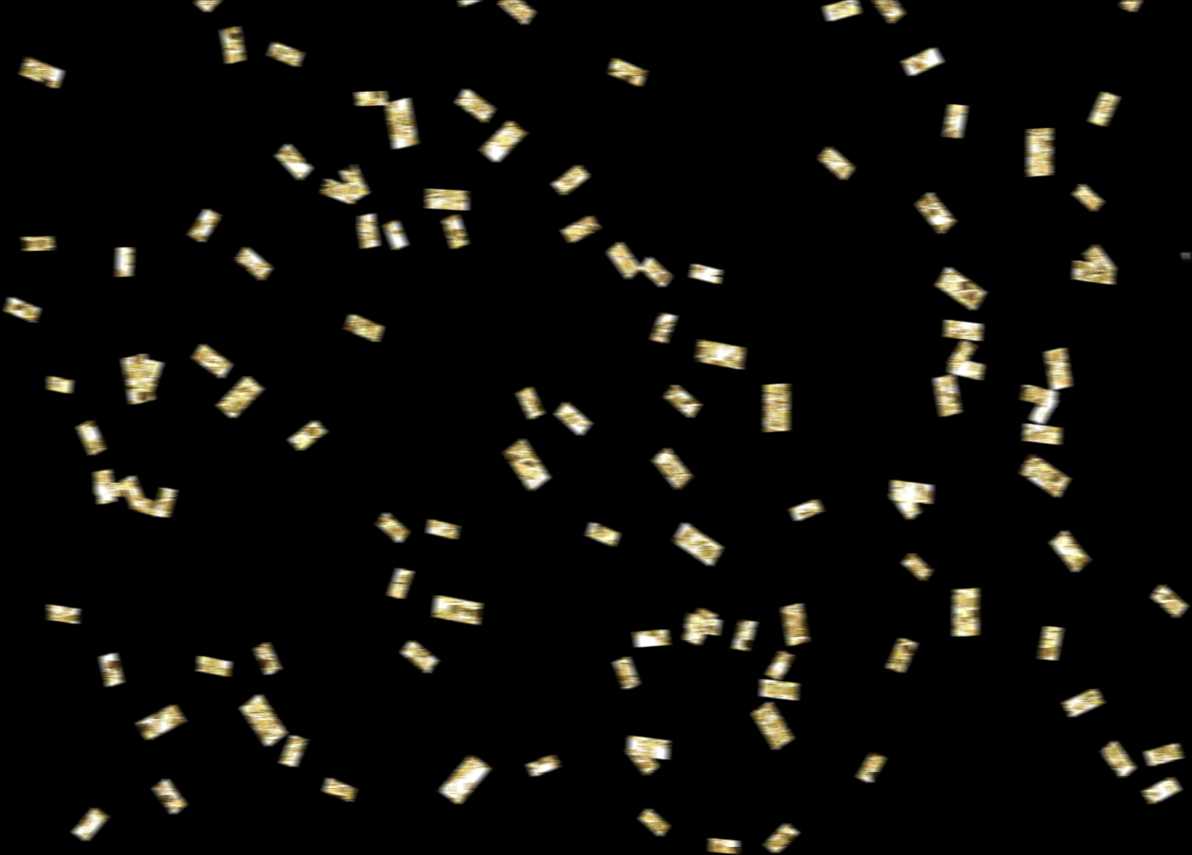 Golden Confetti Celebration Background