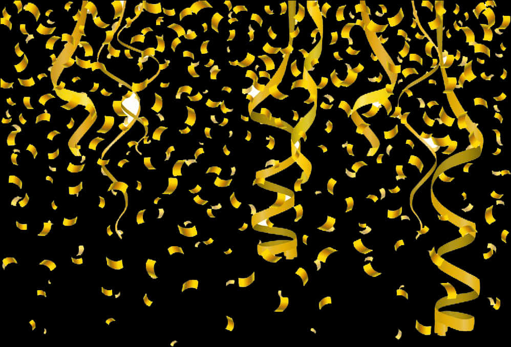 Golden Confetti Celebration