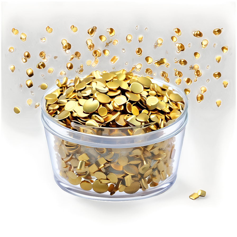 Golden Confetti Delight Png 06272024