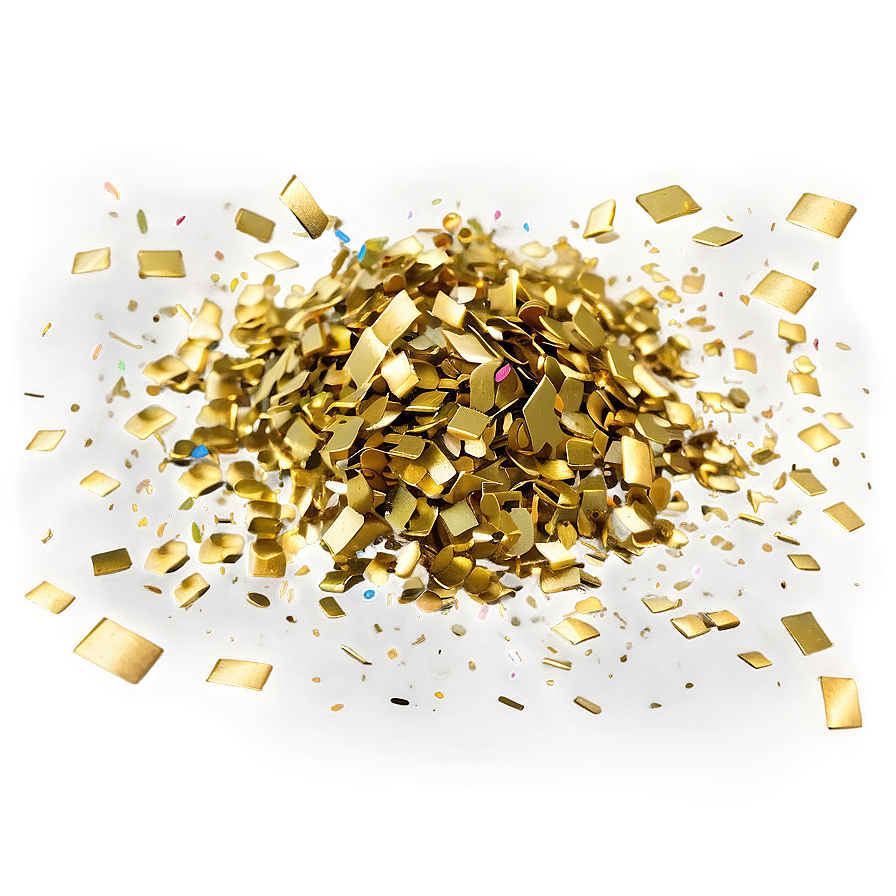 Golden Confetti Fantasy Png Oes57