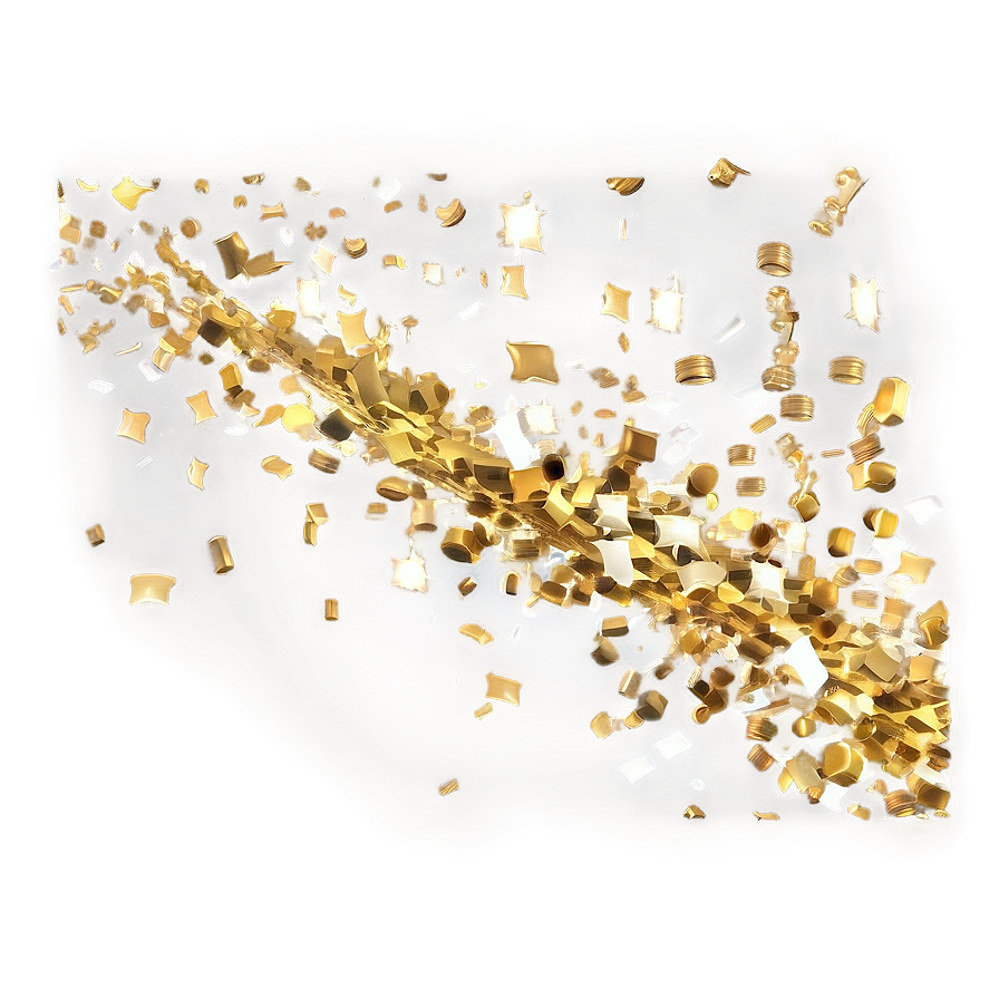 Golden Confetti Spectacle Png Yxh90