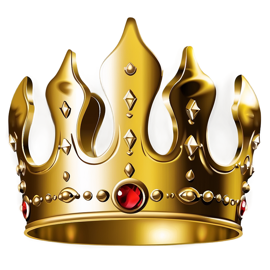 Golden Crown Illustration Png 56