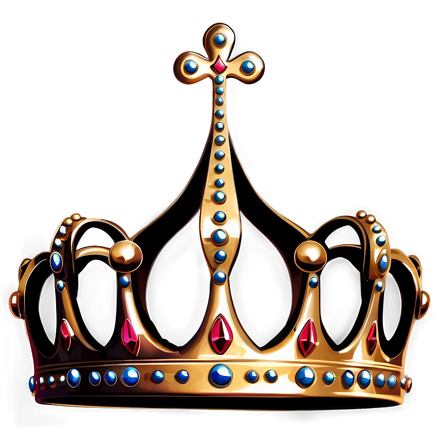 Golden Crown Sticker Png 05252024