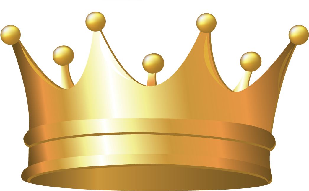 Golden Crown Transparent Background