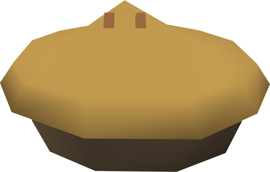 Golden Crust Pie3 D Render