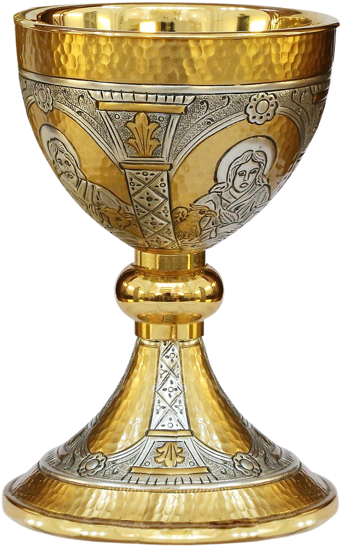 Golden Decorated Communion Chalice