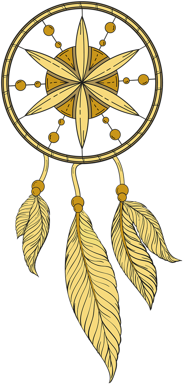 Golden Dreamcatcher Artwork