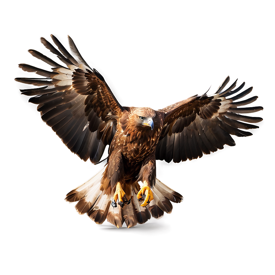 Golden Eagle In Dynamic Pose Png Gwx