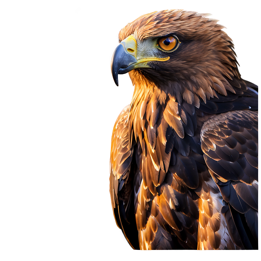 Golden Eagle In Sunset Light Png 59