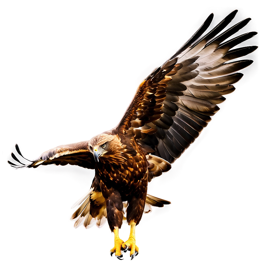 Golden Eagle Landing Png 3