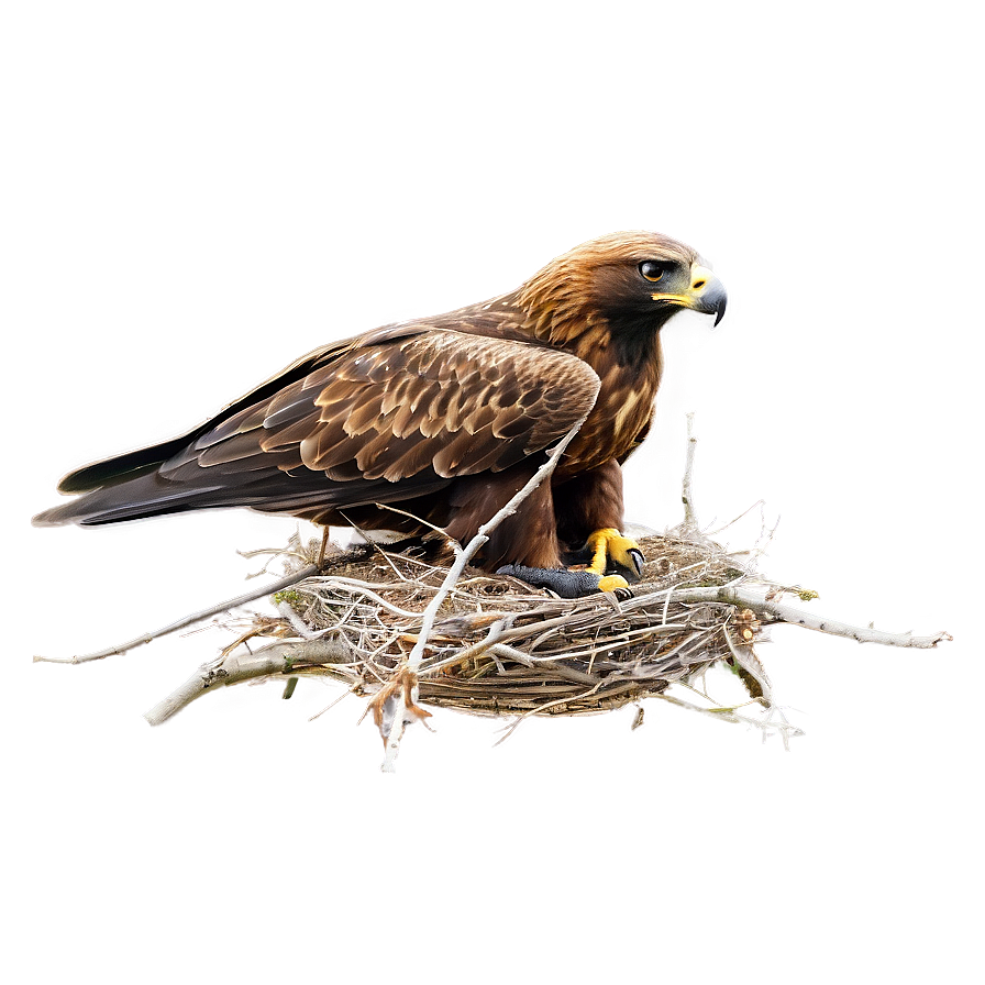 Golden Eagle Nesting Png Icp63