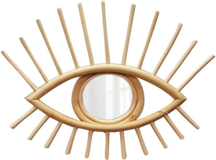 Golden Evil Eye Wall Decor