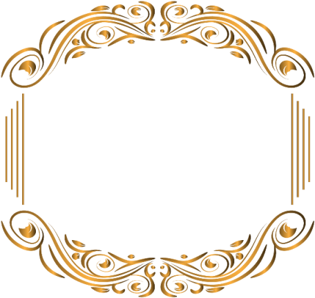 Golden Flourish Frame Vector