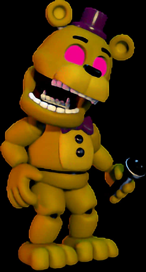 Golden_ Freddy_ F N A F_ Character