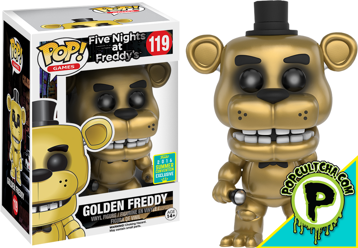 Golden Freddy Funko Pop Summer Convention Exclusive