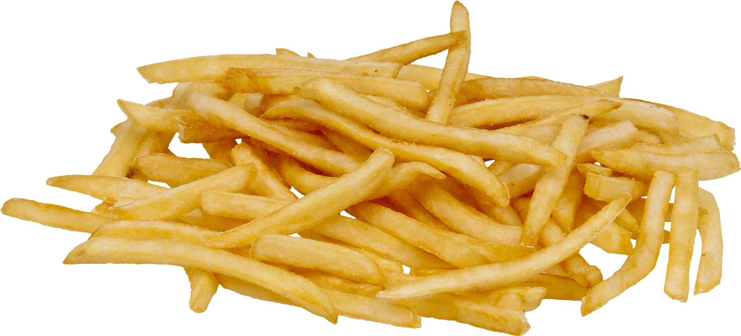 Golden French Fries Isolated