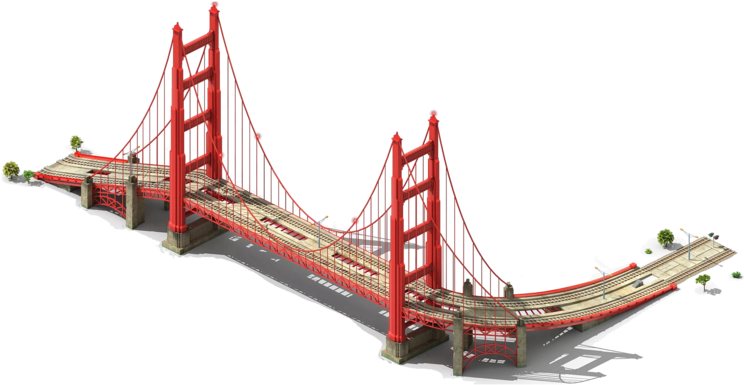 Golden Gate Bridge Illustration