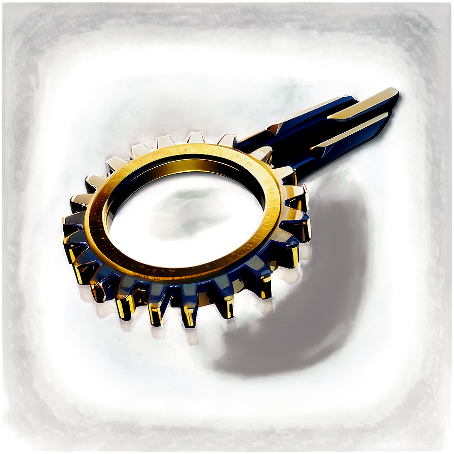 Golden Gear Icon Png 05252024