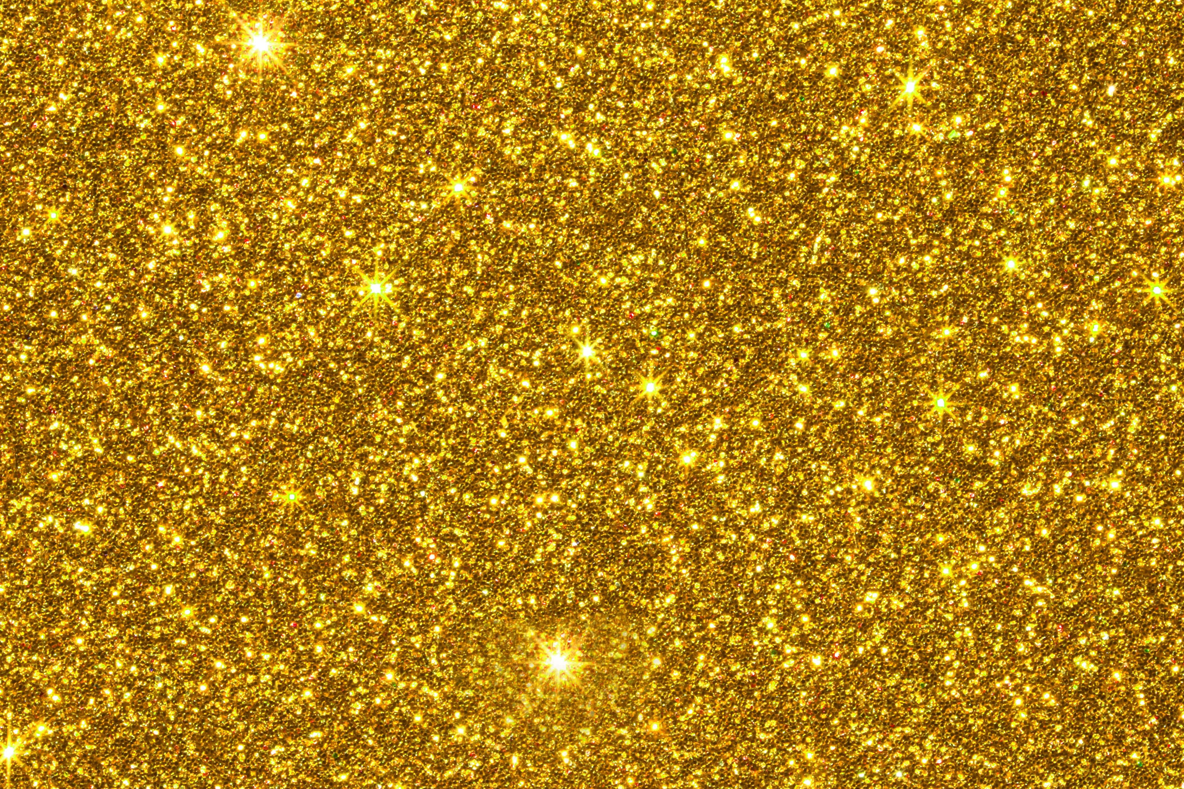 Golden Glitter Texture Sparkle Background