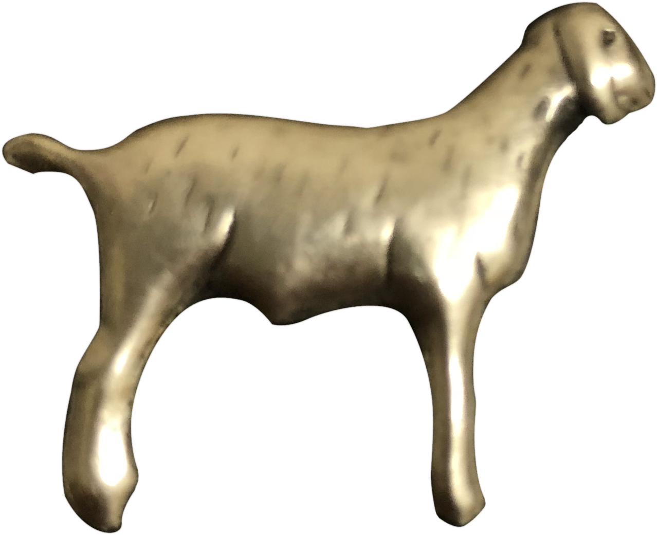 Golden Goat Statuette