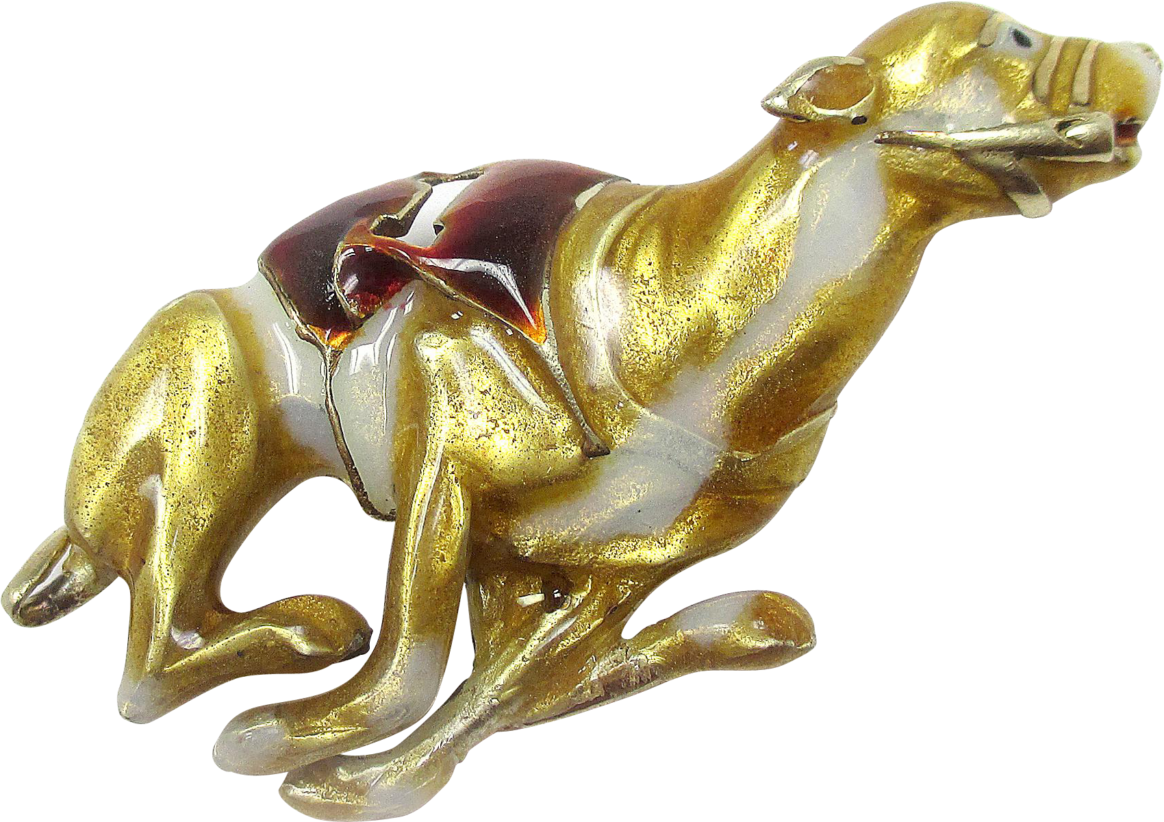 Golden Greyhound Figurine