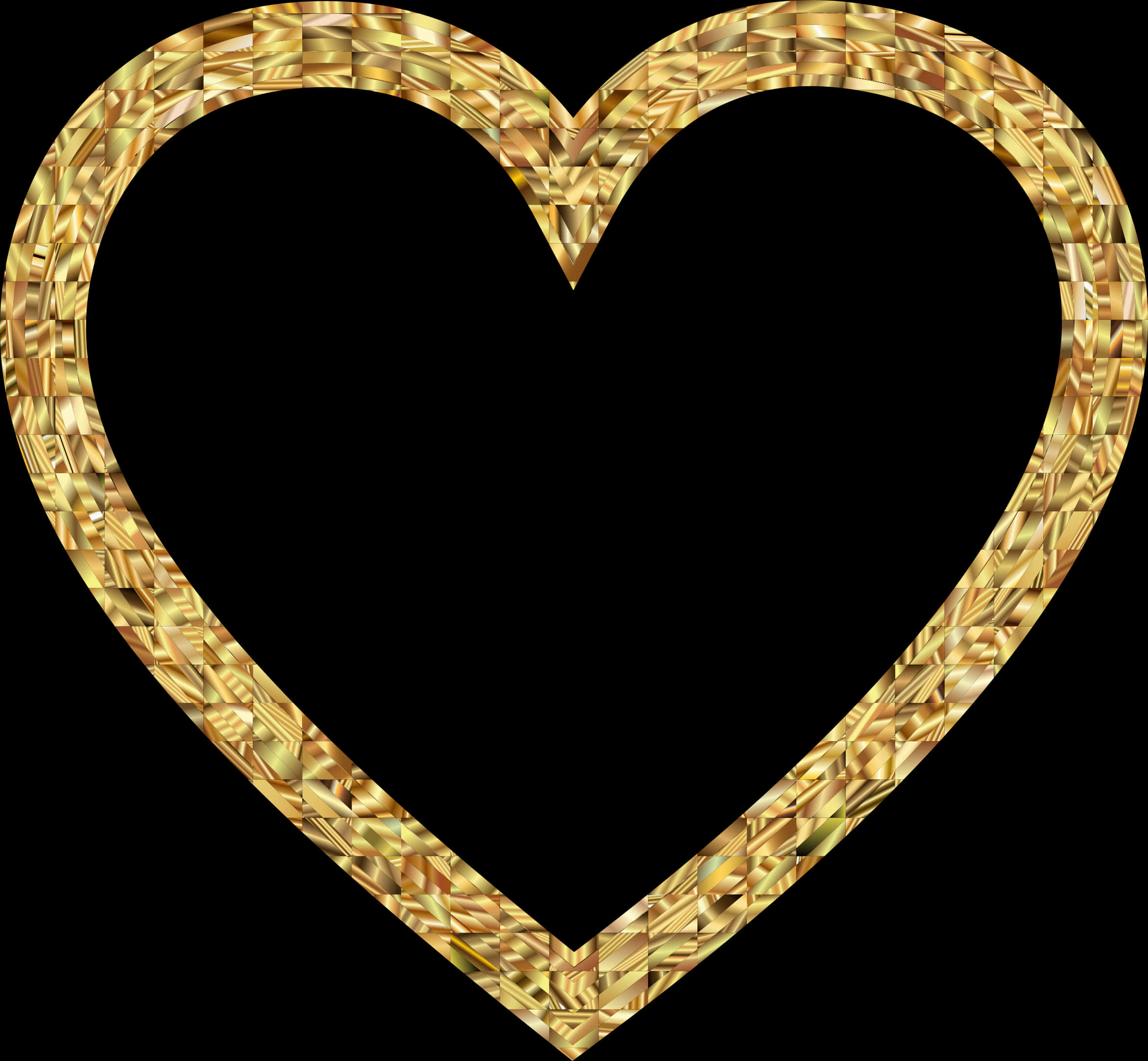Golden Heart Frame