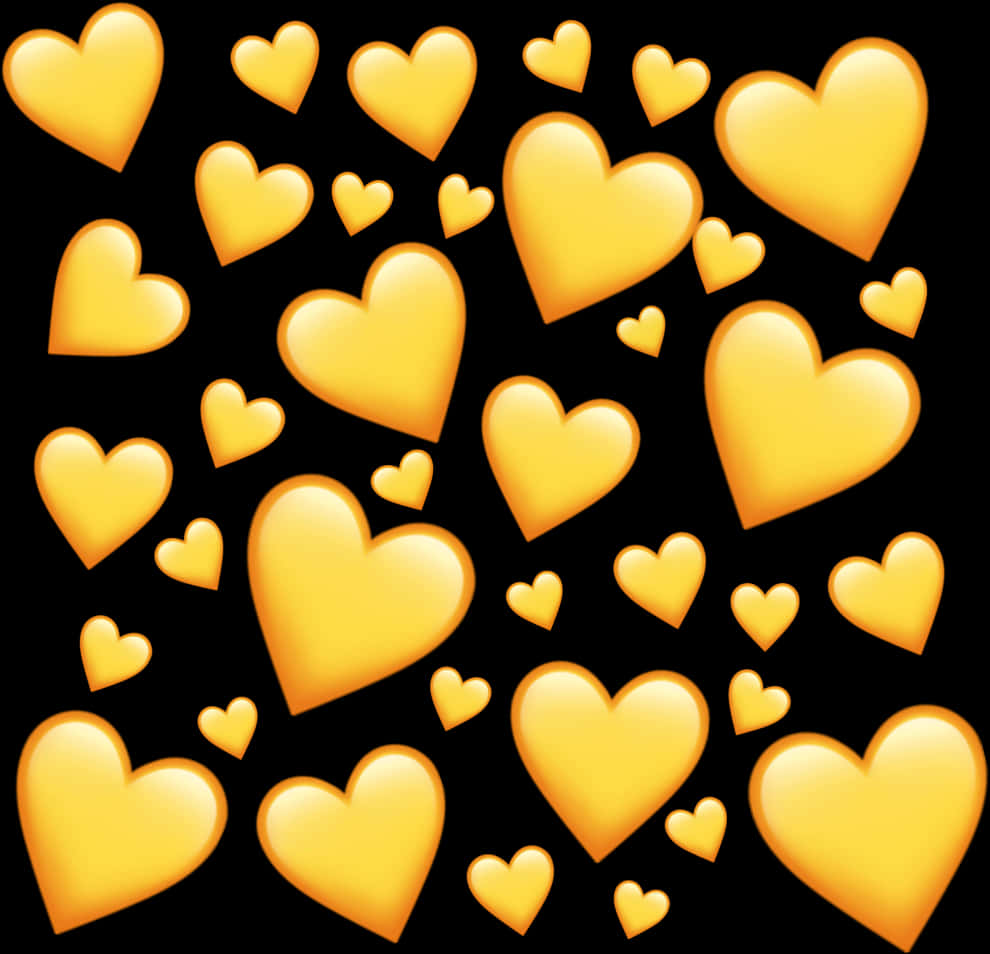 Golden_ Hearts_ Pattern