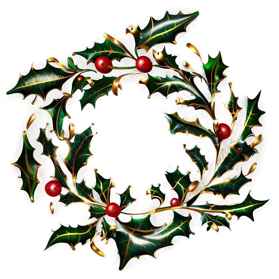 Golden Holly Png Ngn