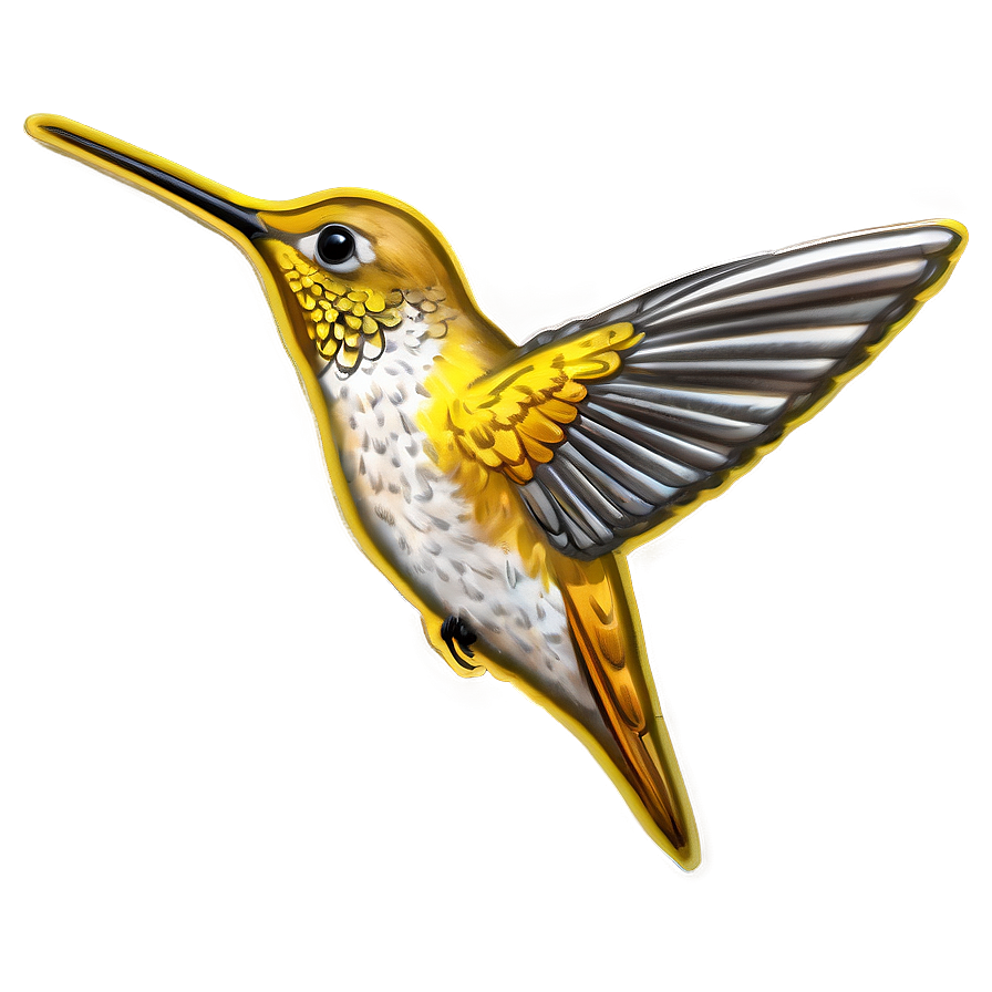 Golden Hummingbird Png Ifm