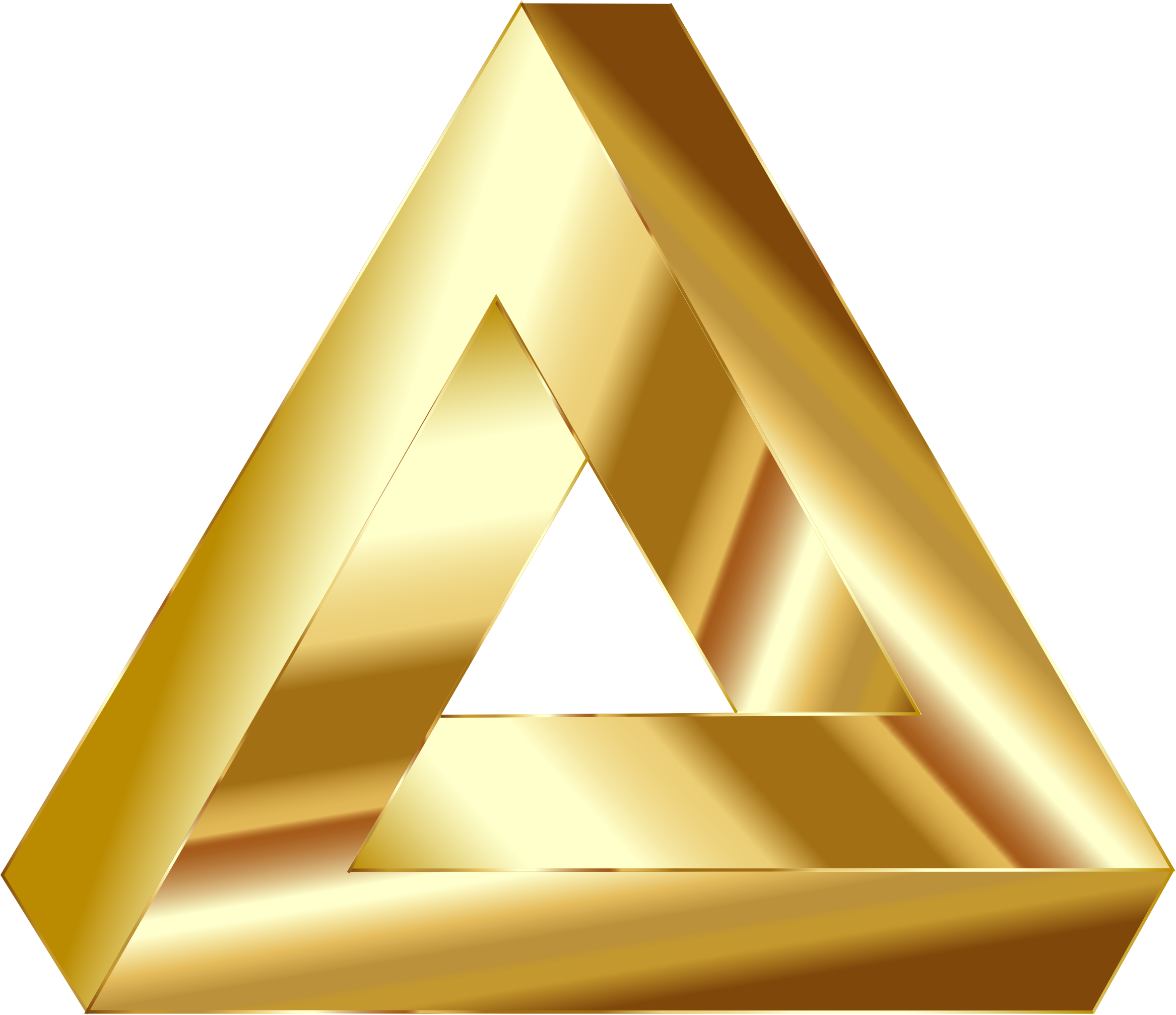 Golden Impossible Triangle
