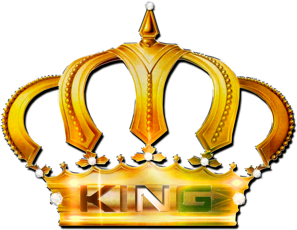 Golden King Crown Logo