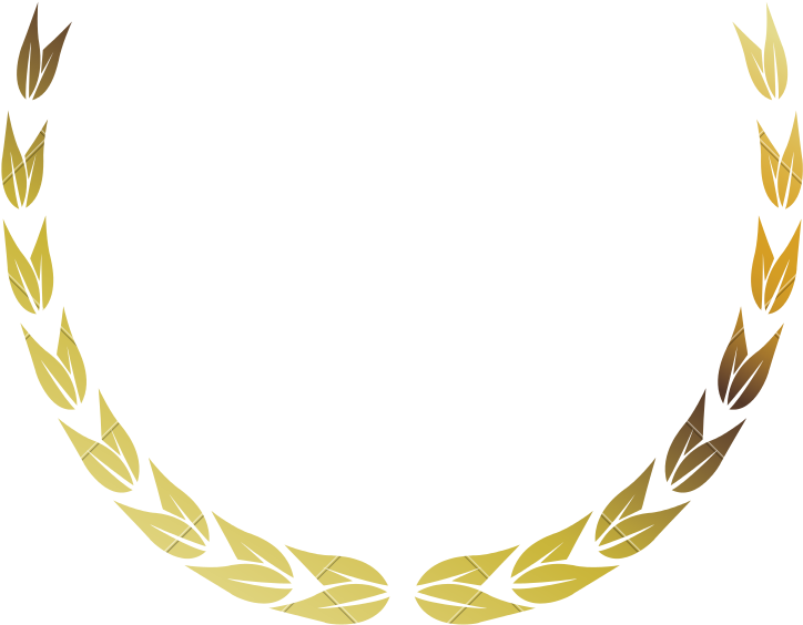 Golden Laurel Wreath Graphic