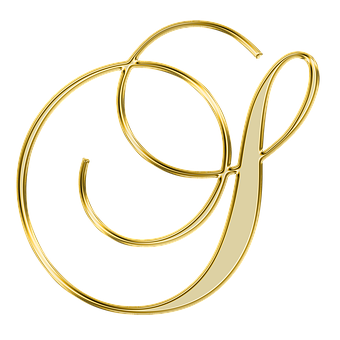 Golden Letter G Design