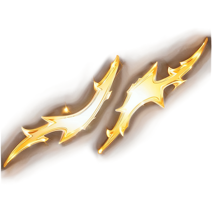 Golden Lightning Bolt Png 72